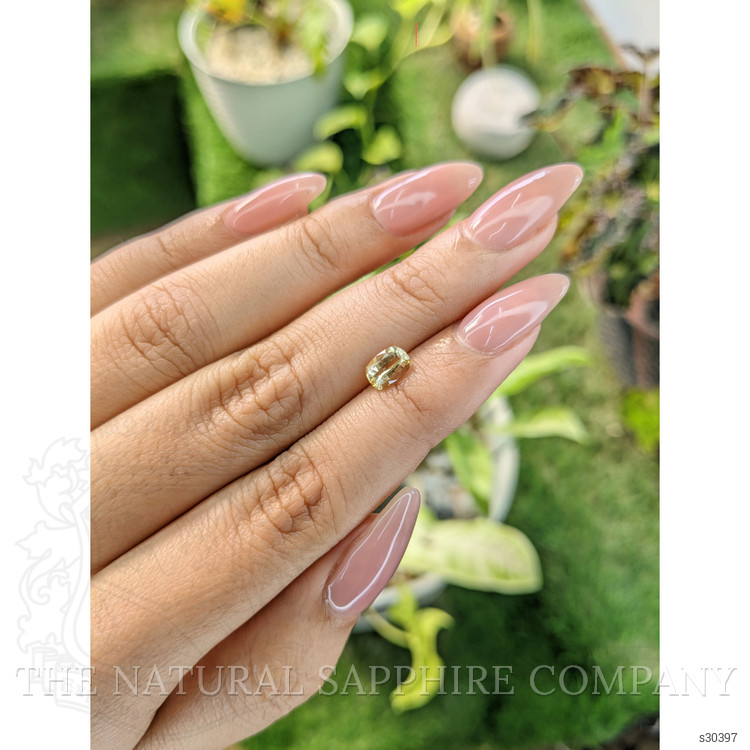 0.92 Ct. Yellow Sapphire from Ceylon (Sri Lanka)