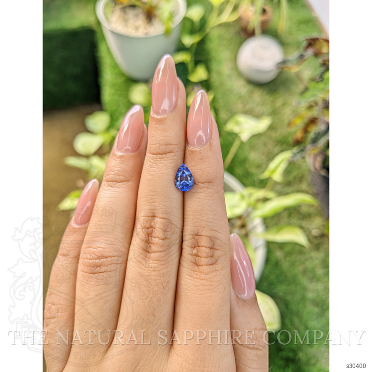 1.66 Ct. Blue Sapphire from Ceylon (Sri Lanka)