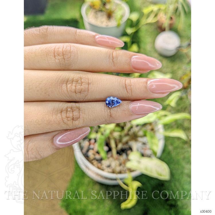 1.66 Ct. Blue Sapphire from Ceylon (Sri Lanka)