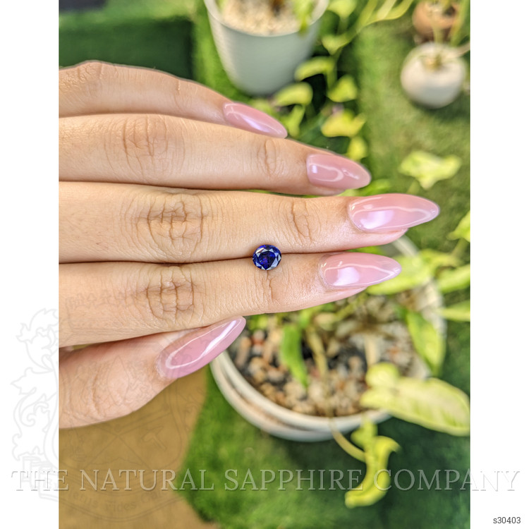 1.34 Ct. Blue Sapphire from Ceylon (Sri Lanka)