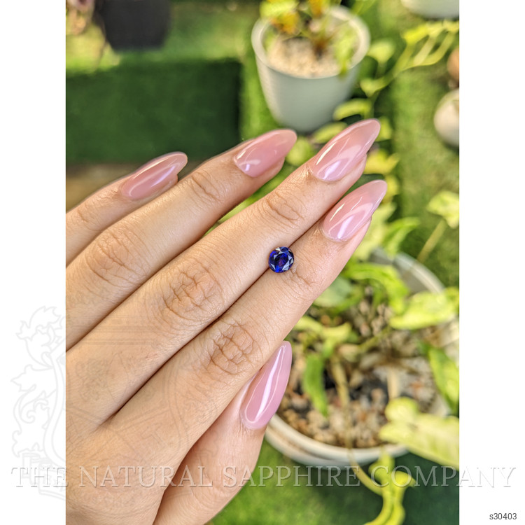 1.34 Ct. Blue Sapphire from Ceylon (Sri Lanka)