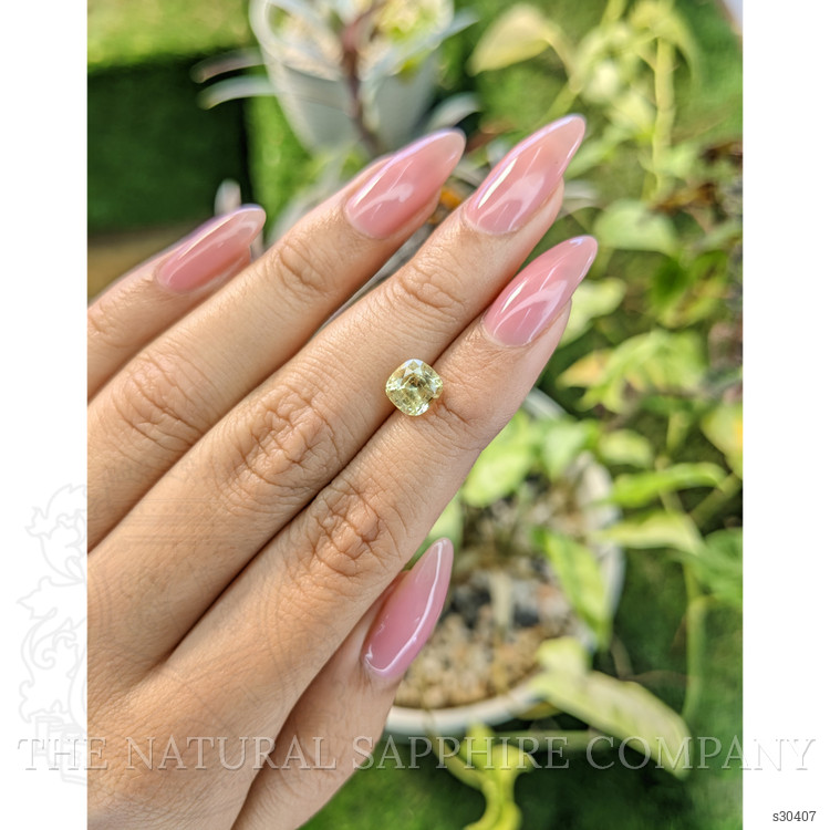 1.96 Ct. Yellow Sapphire from Ceylon (Sri Lanka)