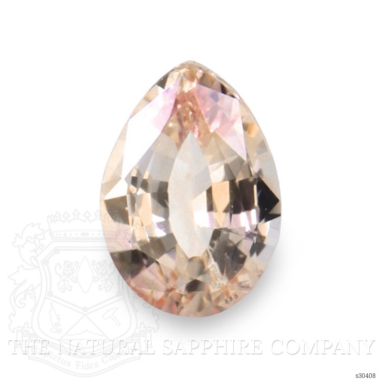 0.64 Ct. Peach Sapphire from Ceylon (Sri Lanka)