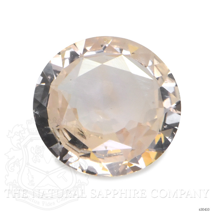 0.71 Ct. Peach Sapphire from Ceylon (Sri Lanka)