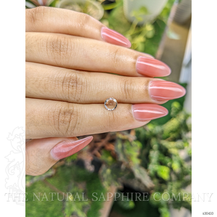 0.71 Ct. Peach Sapphire from Ceylon (Sri Lanka)