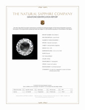 0.93 Ct. White Sapphire from Ceylon (Sri Lanka) Scan Report