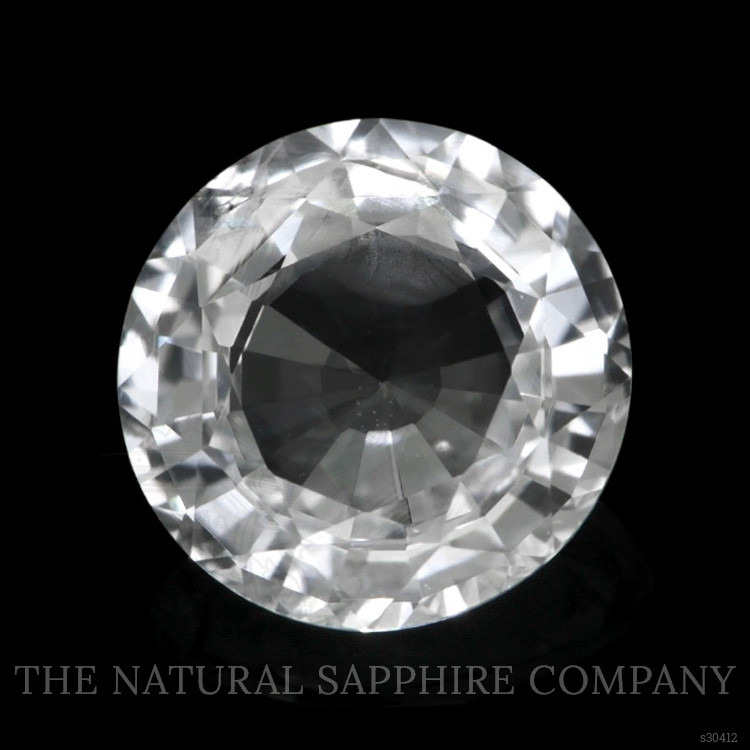 0.93 Ct. White Sapphire from Ceylon (Sri Lanka)