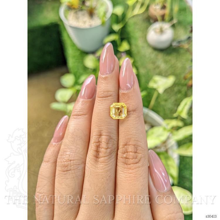 3.45 Ct. Yellow Sapphire from Ceylon (Sri Lanka)