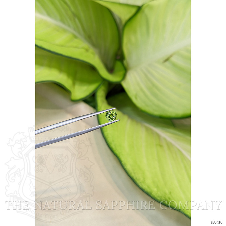 1.06 Ct. Yellowish Green Sapphire from Madagascar