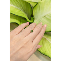 1.20 Ct. Green Sapphire from Madagascar Life Style