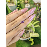 0.77 Ct. Pinkish Purple Sapphire from Ceylon (Sri Lanka) Life Style