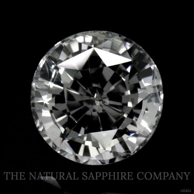 1.24 Ct. White Sapphire from Ceylon (Sri Lanka)