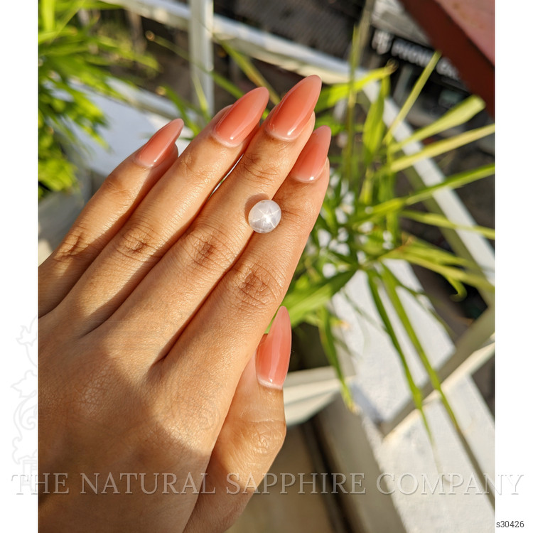 5.09 Ct. Grey Star Sapphire from Ceylon (Sri Lanka)