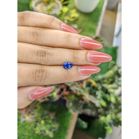 1.31 Ct. Blue Sapphire from Ceylon (Sri Lanka) Life Style