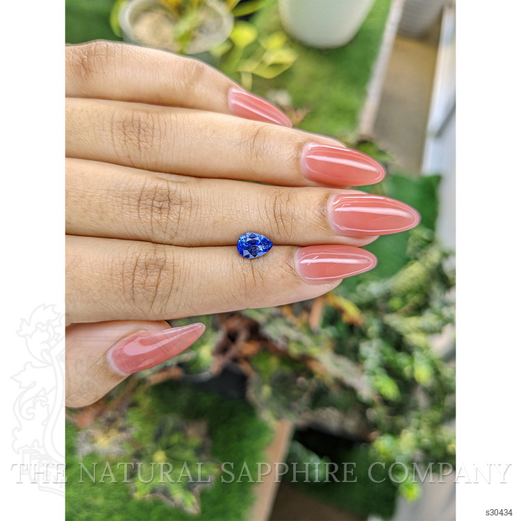 1.31 Ct. Blue Sapphire from Ceylon (Sri Lanka)