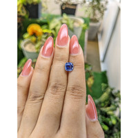 2.30 Ct. Blue Sapphire from Ceylon (Sri Lanka) Life Style