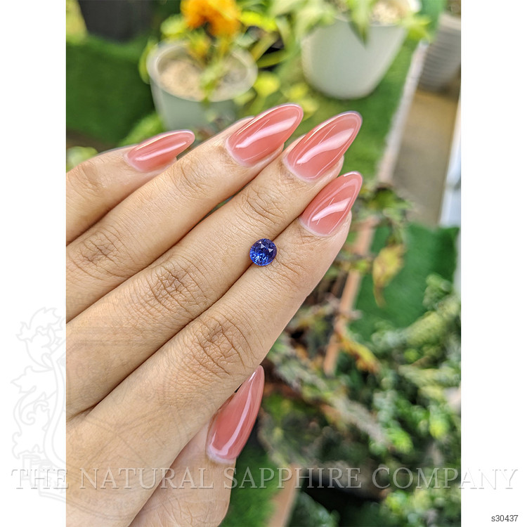 1.06 Ct. Blue Sapphire from Ceylon (Sri Lanka)
