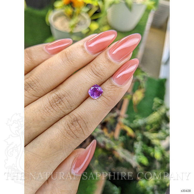 1.65 Ct. Pinkish Purple Sapphire from Ceylon (Sri Lanka)
