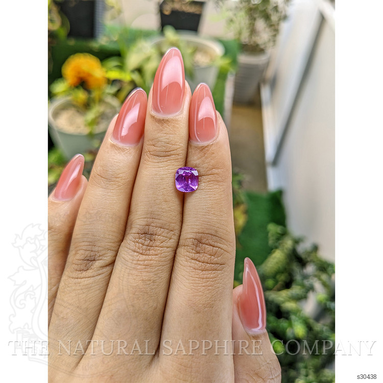 1.65 Ct. Pinkish Purple Sapphire from Ceylon (Sri Lanka)