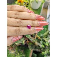 1.56 Ct. Purplish Pink Sapphire from Ceylon (Sri Lanka) Life Style