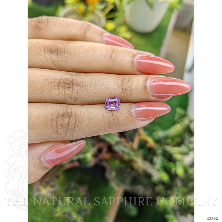 1.34 Ct. Pinkish Purple Sapphire from Ceylon (Sri Lanka)