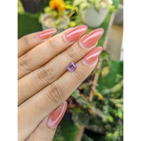 1.34 Ct. Pinkish Purple Sapphire from Ceylon (Sri Lanka) Life Style