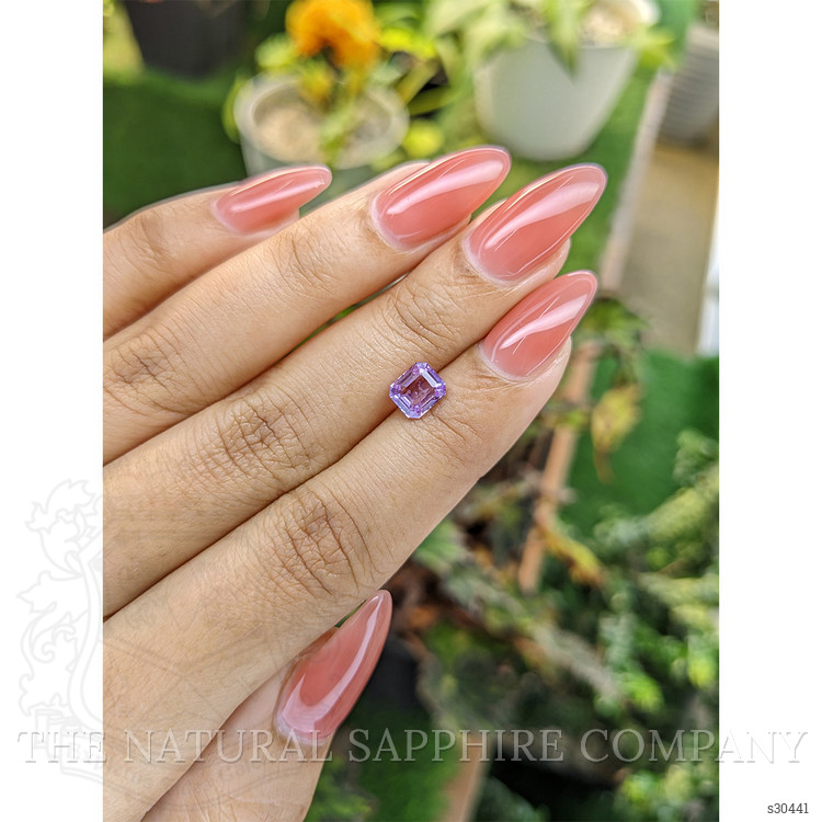 1.34 Ct. Pinkish Purple Sapphire from Ceylon (Sri Lanka)