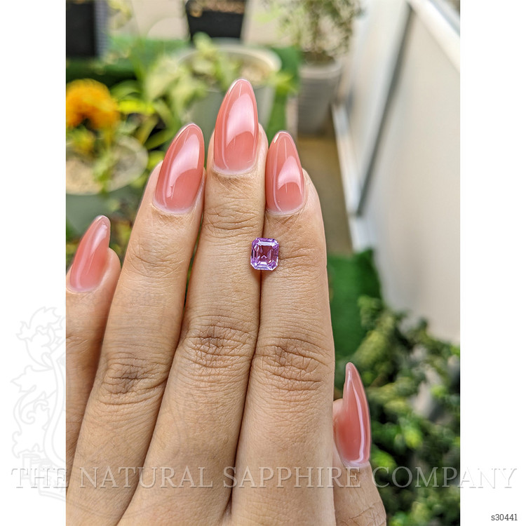1.34 Ct. Pinkish Purple Sapphire from Ceylon (Sri Lanka)