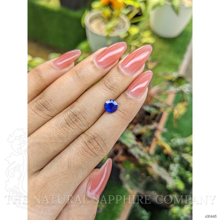 1.57 Ct. Blue Sapphire from Ceylon (Sri Lanka)