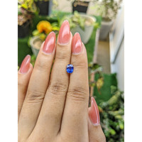 1.14 Ct. Blue Sapphire from Ceylon (Sri Lanka) Life Style