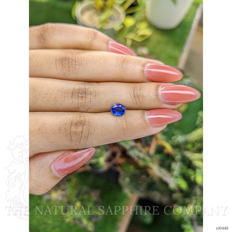 1.05 Ct. Blue Sapphire from Ceylon (Sri Lanka)