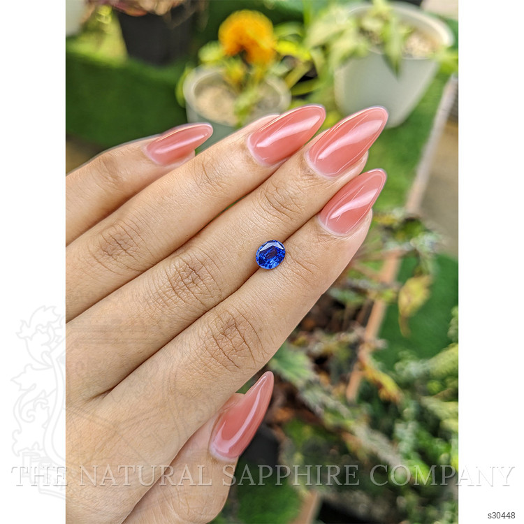 1.05 Ct. Blue Sapphire from Ceylon (Sri Lanka)