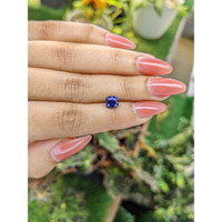 1.86 Ct. Blue Sapphire from Ceylon (Sri Lanka) Life Style
