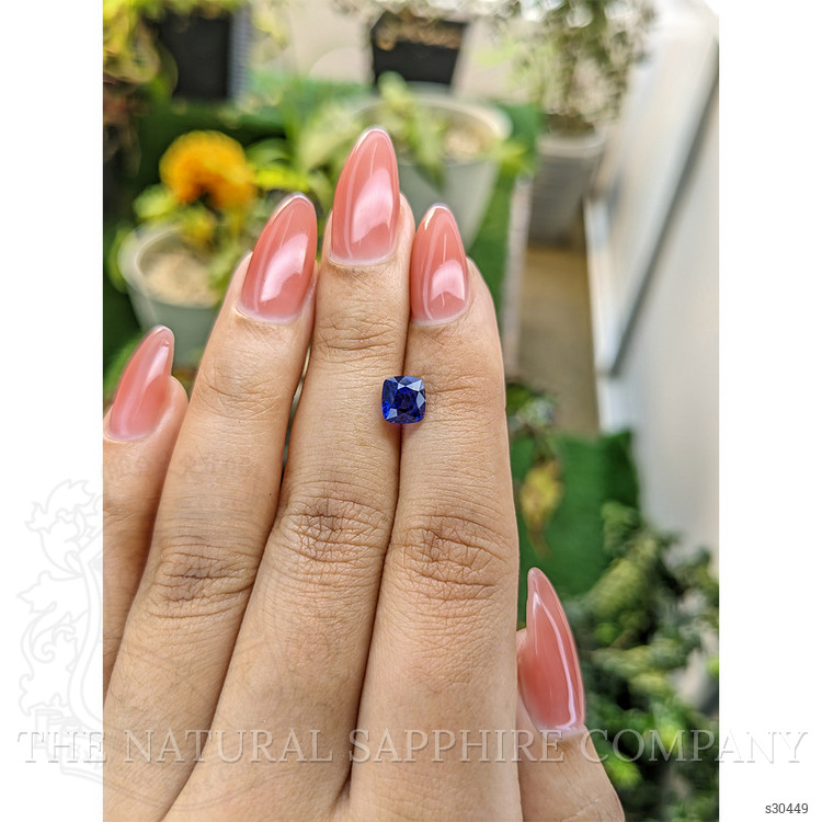 1.86 Ct. Blue Sapphire from Ceylon (Sri Lanka)