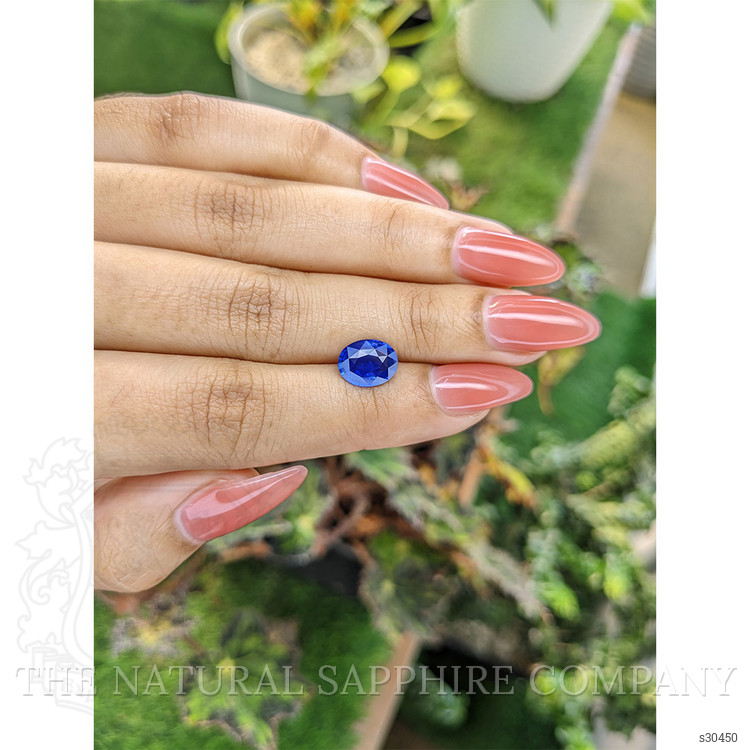 2.23 Ct. Blue Sapphire from Ceylon (Sri Lanka)