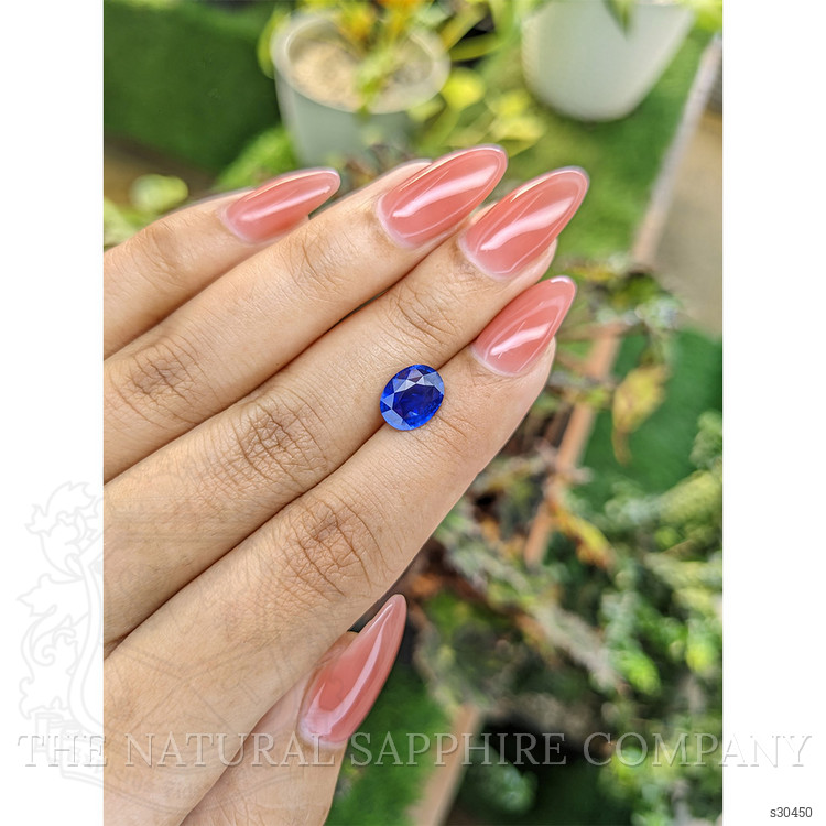 2.23 Ct. Blue Sapphire from Ceylon (Sri Lanka)