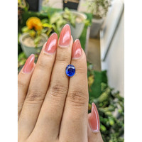 2.23 Ct. Blue Sapphire from Ceylon (Sri Lanka) Life Style