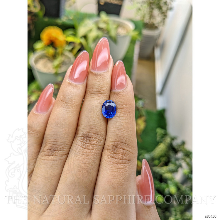 2.23 Ct. Blue Sapphire from Ceylon (Sri Lanka)