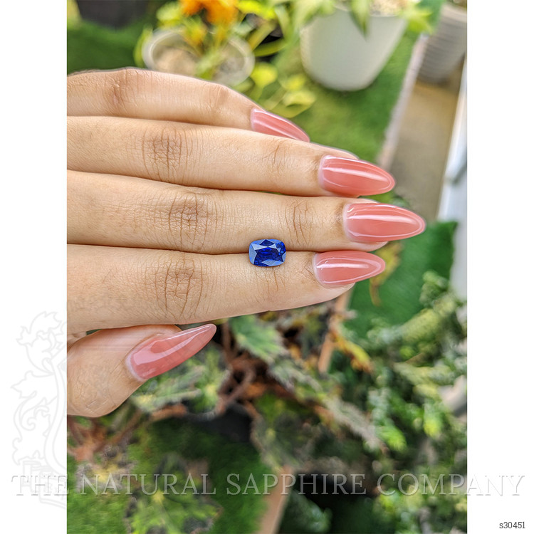 2.35 Ct. Blue Sapphire from Ceylon (Sri Lanka)