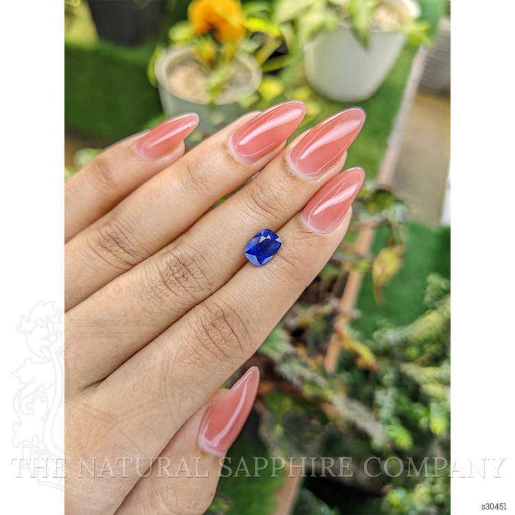 2.35 Ct. Blue Sapphire from Ceylon (Sri Lanka)