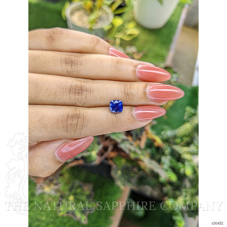 1.97 Ct. Blue Sapphire from Ceylon (Sri Lanka)