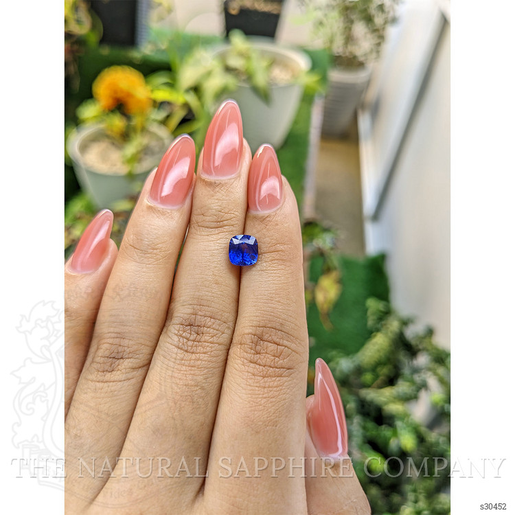 1.97 Ct. Blue Sapphire from Ceylon (Sri Lanka)