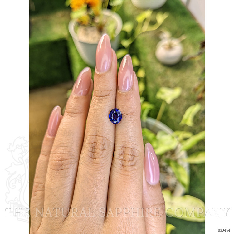 2.11 Ct. Blue Sapphire from Ceylon (Sri Lanka)