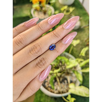 1.33 Ct. Blue Sapphire from Ceylon (Sri Lanka) Life Style