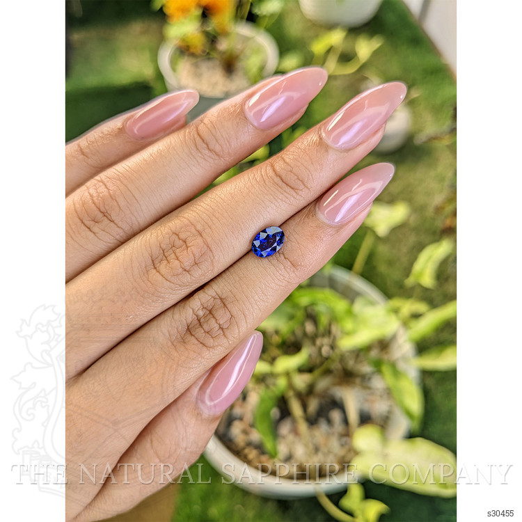 1.33 Ct. Blue Sapphire from Ceylon (Sri Lanka)