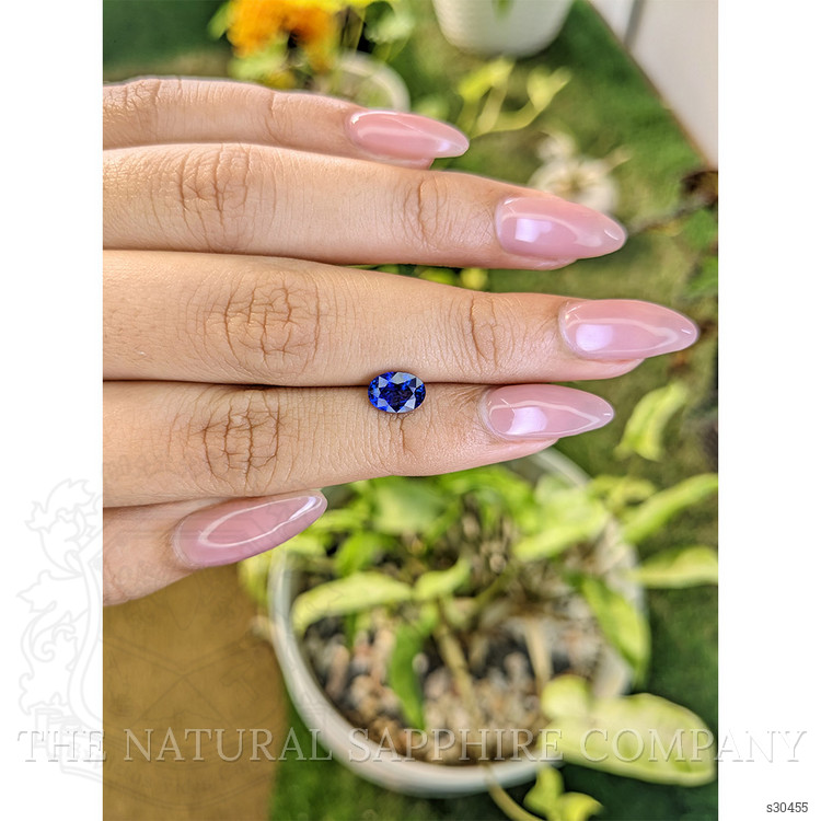 1.33 Ct. Blue Sapphire from Ceylon (Sri Lanka)