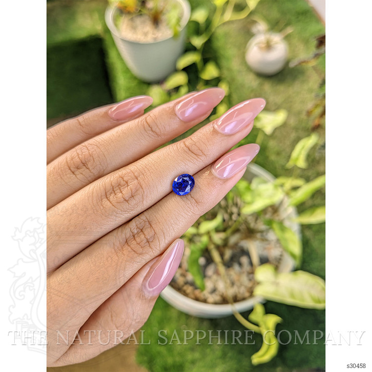 2.01 Ct. Blue Sapphire from Ceylon (Sri Lanka)