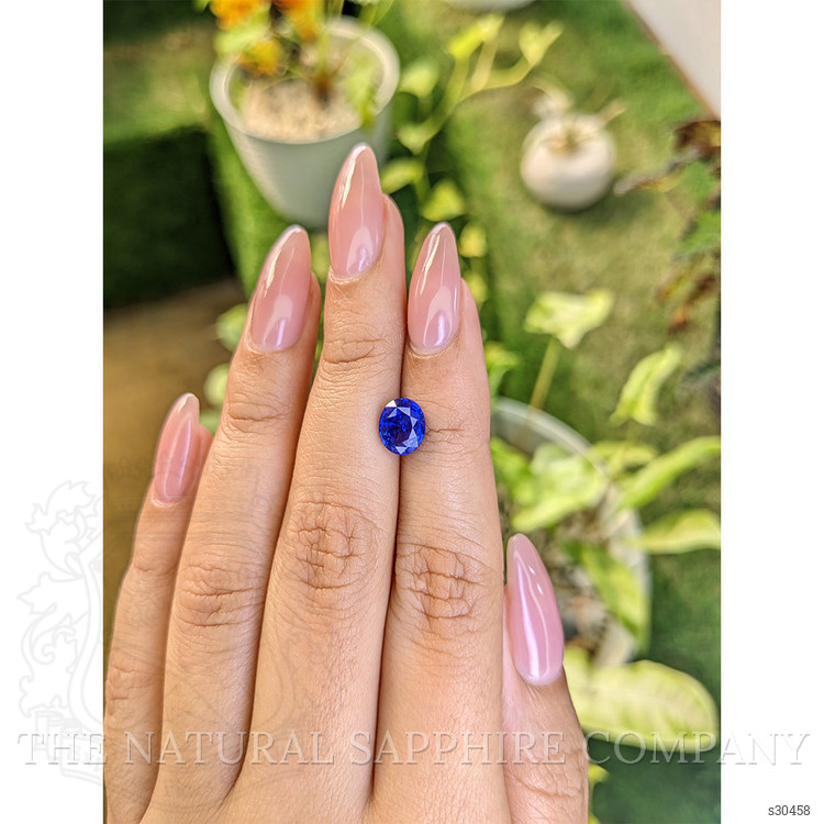 2.01 Ct. Blue Sapphire from Ceylon (Sri Lanka)