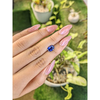 2.20 Ct. Blue Sapphire from Ceylon (Sri Lanka) Life Style