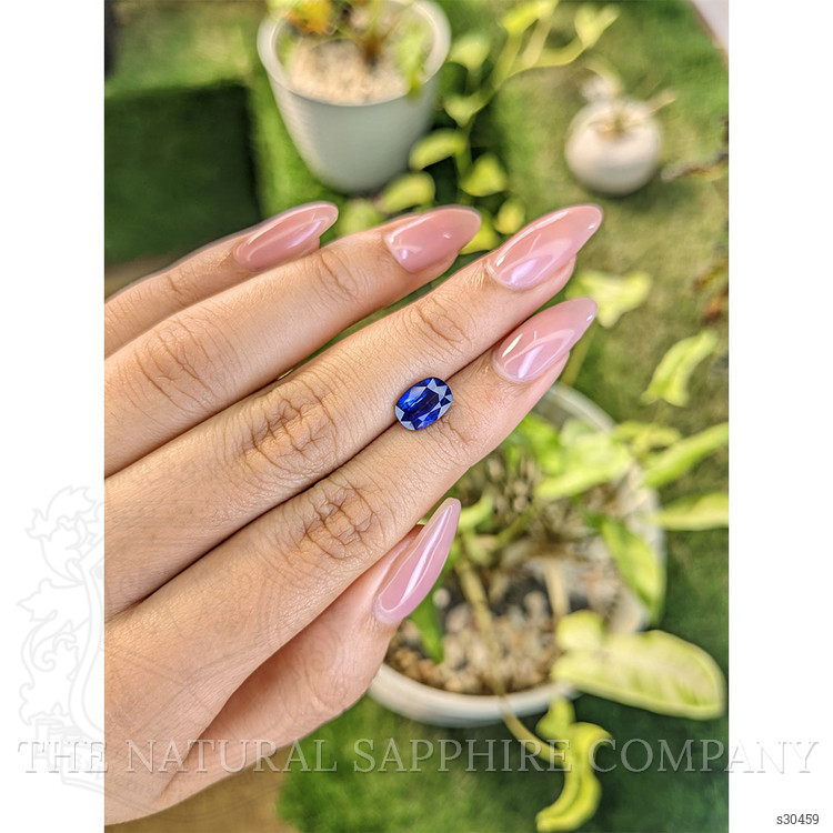 2.20 Ct. Blue Sapphire from Ceylon (Sri Lanka)